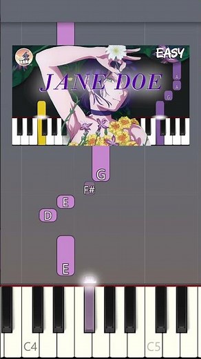 Chainsaw Man – The Movie: Reze Arc - JANE DOE | Easy Piano Tutorial