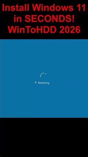 Install Windows 11 in SECONDS!⚡ #meinkwinlab #windows11 #windows #microsoft #windows1125h2