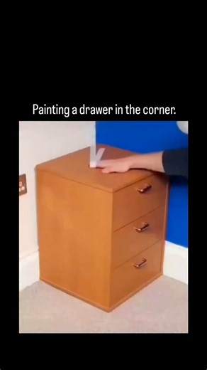 Lucky Clips on Instagram: "The afternoon light slants through the window as I focus on painting a drawer tucked neatly into the corner. Its plain wooden surface slowly transforms with each careful stroke of the brush, the color deepening and settling into the grain. The corner feels quiet and intimate, a small workspace where patience turns into progress. With every layer, the drawer takes on new character, no longer just a piece of furniture but a reflection of care and creativity."