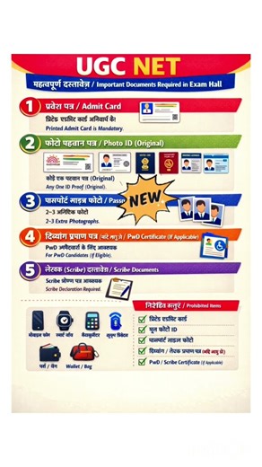 UGC-NET Exam Guidelines। Ugc Net Exam Center par kya lekar jana hai #ugcnet #ugcnet2026