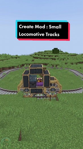 Create Mod: How to Build a Small Train in Minecraft