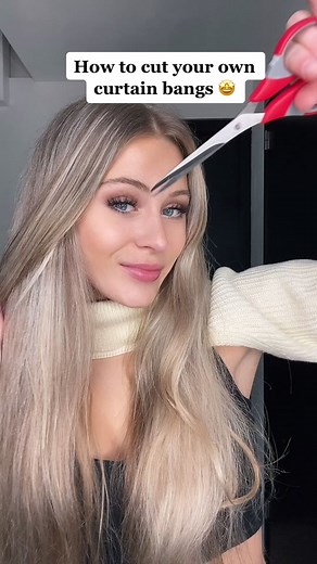 DIY Curtain Bangs Tutorial | Step-by-Step Guide