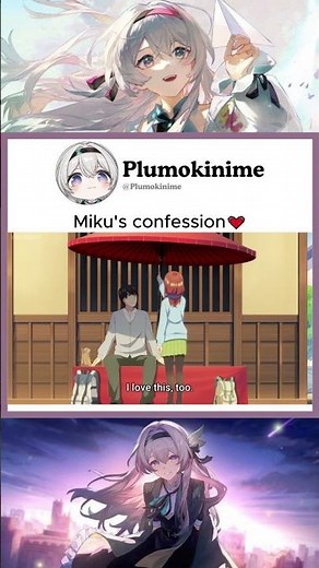 Miku's confession💓 #anime #animeedit #thequintessentialquintupletsseason2