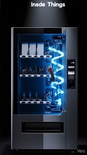 Inside a Vending Machine – How It Works 🥤 #Shorts