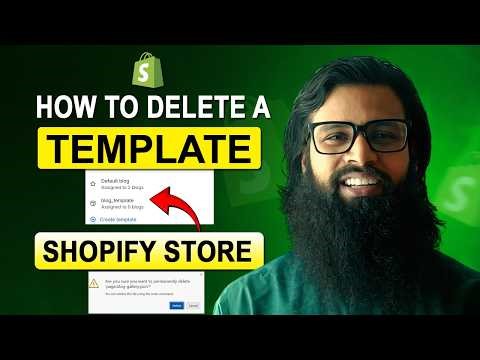 How to Delete a Template in Shopify Store 2026