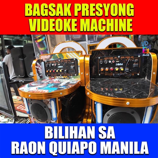 FULL VIDEO:👇 RAON QUIAPO BAGSAK PRESYONG VIDEOKE MACHINE AT BLUETOOTH SPEAKER! FOR MORE INQUIRIES PLS DIRECTLY PM APO ELECTRONICS SALES CENTER APO ELECTRONICS SALES CENTER LOCATION: 518 SALES ST. QUIAPO MANILA OPENING HOURS: DAILY 9AM TO 6PM CONTACT NUMBER: 0920-938-2644 FB PAGE: APO Electronics https://www.facebook.com/apoelectronics _________________________________________________ For collaboration and promotion please don't hesitate to email me at pd568668@gmail.com Thank you! Also, please 