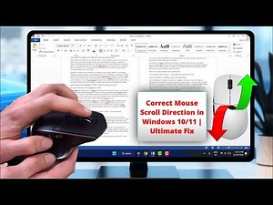 Mouse Scroll up Goes Down? Fix Reverse Scrolling in Windows 10/11 (Easy Guide)