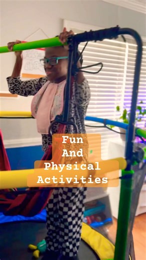 She doesn’t know, to her it’s just fun. #specialneeds #ddx3x