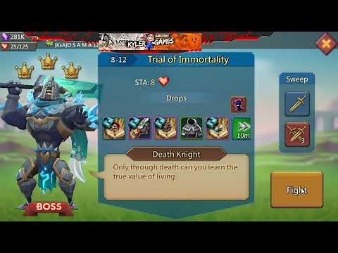 How to clear lords mobile normal chapter 8-12 using f2p heroes only