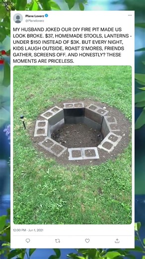 Build a DIY Fire Pit: Turn Evenings into Family Memories #shorts