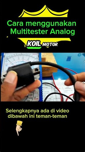 Cara Menggunakan Multitester Analog | #multitesterAnalog #multitester #avometer #otomotif #listrik