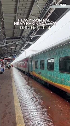 Cyclone Montha Effect: Heavy Rainfall near Kakinada (Andhrapradesh) #shorts