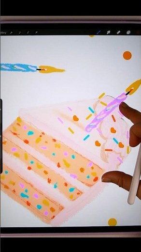 Confetti cake pattern process🎂(Patterns are available on Etsy - link below) #artoftheday #digitalart