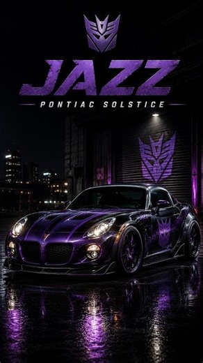 Jazz’s Pontiac Solstice Gets a PREMIUM Transformation 💜🔥 #Jazz #PontiacSolstice #Transformers
