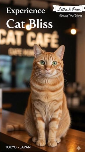 Experience Cat Bliss in Tokyo #shorts #ytshorts