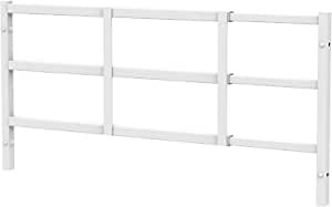 Fixed Window Safety Guard 14”x 38” Adjustable Width Prevents Accidental Falls, Non-Egress, Tamper Resistant Screws Included, White, Single Pack
