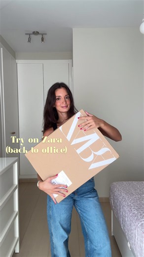 Zara try-on haul 2026: new in Zara outfits tryon