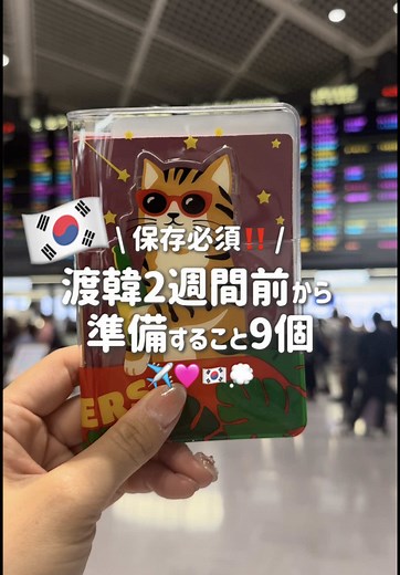 韓国旅行準備の必需品と注意点