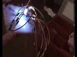 RGB LED lamp with tilting