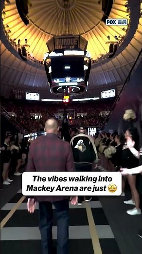 Entering Mackey Arena is a 1 of 1 experience 🔥