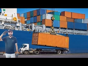 Heavy Container Loading with Reach Stacker | Step by Step Process No.01 No.02 No.03