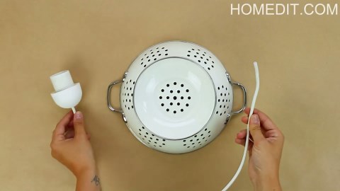 Colander Light Fixture