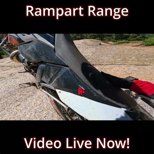 Rampart Range POV (BIG Crash!) #dirtbikes