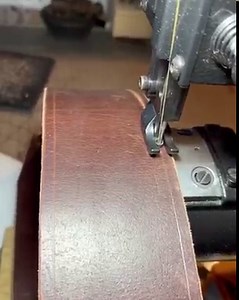 "I’ve enjoyed how simple the TandyPro® Cowboy Outlaw machine is. I like that it doesn’t require electricity and is much faster than hand sewing. For someone like me with a very small workspace, it is nice to have something I can clamp to my shop desk and put away easily. It is also very forgiving for someone just starting to learn like me." 📷 @luckleathergoods #machinemonday #tandyleather #leathertogether | Tandy Leather