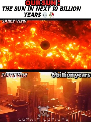 you see then sun become red gaint in 10 billion years#Space #Astronomy #Universe #Science