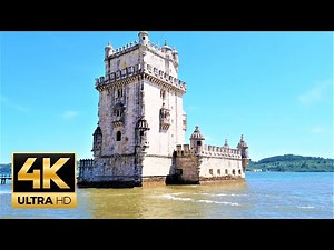 Torre de Belém 4K 🇵🇹 Lisbon, Portugal 🇵🇹 4K UltraHD 60FPS