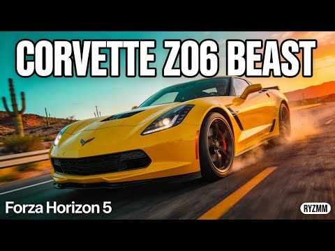 Supercharged Corvette Z06 2015 – Top Speed & Drift Run | FH5