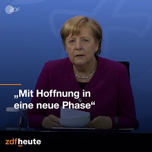 88K views · 2K reactions | Die letzten Wochen seien hart gewesen, so die Bundeskanzlerin, aber sie hätten sich gelohnt. Jetzt folge eine neue Phase der Hoffnung. | ZDF heute | Facebook