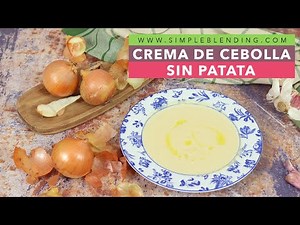 DELICIOUS ONION CREAM | Very easy onion cream soup without potatoes