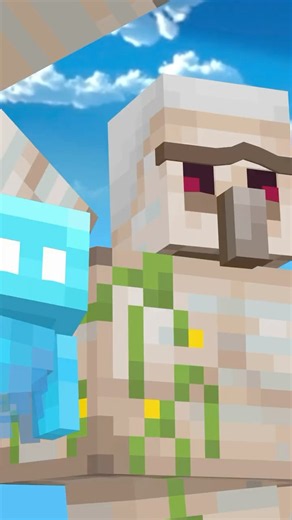 【マイクラアニメ】HOT LIMIT【アイアンゴーレム / アレイ / 村人】#shorts #Minecraft #マイクラ