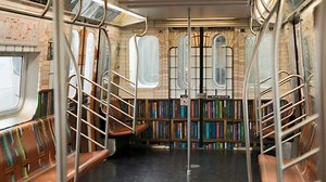 Free reading material available through 'Subway Library'