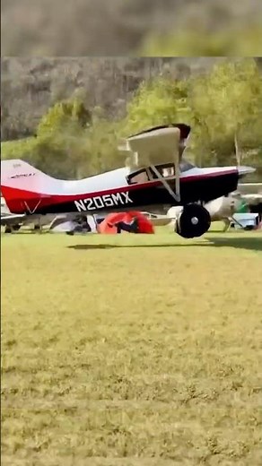 Slight Miscalculation on the Landing… 😳✈️
