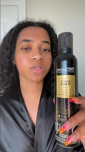 Part 1 | Trying mousse by ‪@tresemme‬ 🤩 #curlsbytyree #tresemme #curlyhairproducts #hairmousse