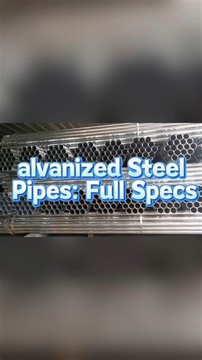 Galvanized Steel Pipes (Full Specs): Rust-proof, sturdy pipes in varied sizes—ideal for plumbing, construction & irrigation. Boost durability & cut replacement costs #GalvanizedHBeamSteel #Durability #fyp #foryou https://www.hebeiyehuisteel.com/