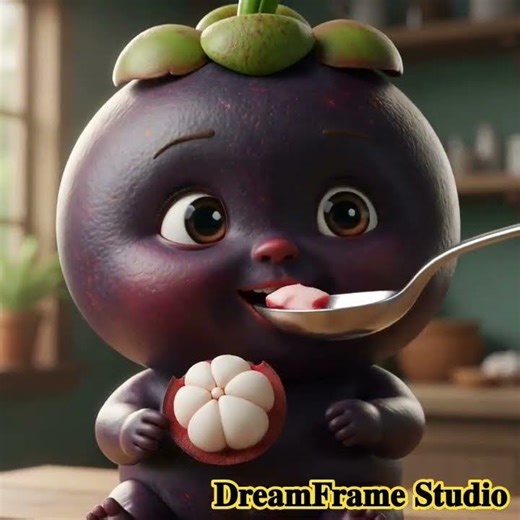 Cute baby magosteen #cute #cutebaby