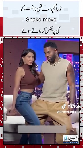 Nora Fatehi's Dance Practice: Mastering the Snake Move