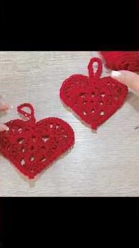 Teje un corazón conmigo ❤️ #valentinesday #giftideas #regalo #tejer #diadelamor