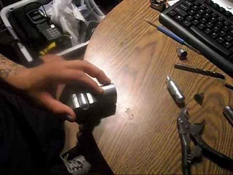 How to make a Homemade pipe,... Co2's Bottle into a Pipe