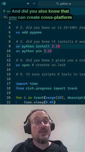 Did you know this about #uv in #python ? #programming #coding