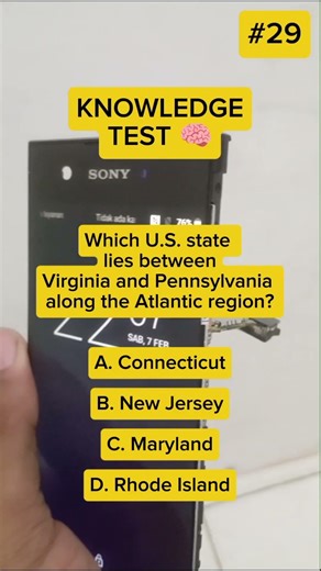 KNOWLEDGE TEST - Virginia and Pennsylvania along the Atlantic region? #trivia #forgottenknowledge