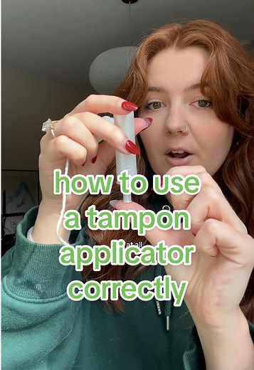 How to Use a Tampon Applicator Correctly