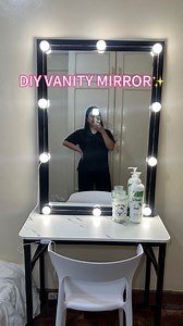 11K views · 244 reactions | Bongga tong nagawa kong DIY VANITY MIRROR! Lakas maka artista! #anchinita DITO NYO MABIBILI LIGHT BULB VANITY LIGHTS SHOPEE LINK: https://s.shopee.ph/8zmLAdgDJa FOLDABLE TABLE SHOPEE LINK: https://s.shopee.ph/10k3e1uQZS MATIBAY NA UPUAN WHITE CHAIR SHOPEE LLNK: https://s.shopee.ph/3fkop09XVe | Anchinita | Facebook