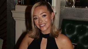 NTAs: Kelsey Parker in tears as footage of late husband Tom is aired