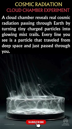 Did You Know You Can See Cosmic Radiation - #cloudchamber,#cosmicrays,#spacephysics