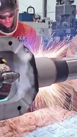 Complete repair of massive bulldozer yokes
