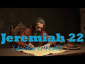 Jeremiah 22 | KJV AUDIO BIBLE (With Text & Images)